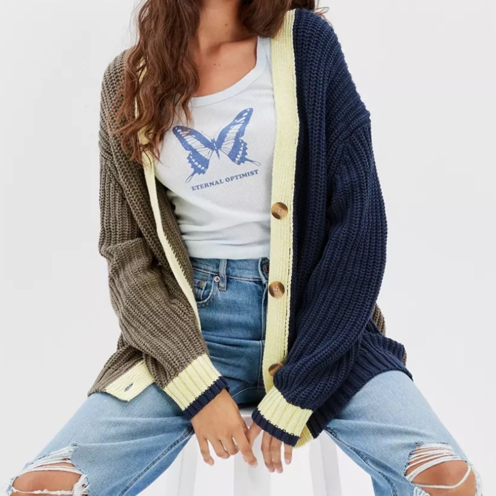 American Eagle oversized cardigan
